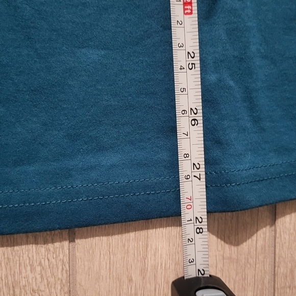 Issac Mizrahi Live Gradient Ombre Short Sleeve Cotton Top - Picture 5 of 7